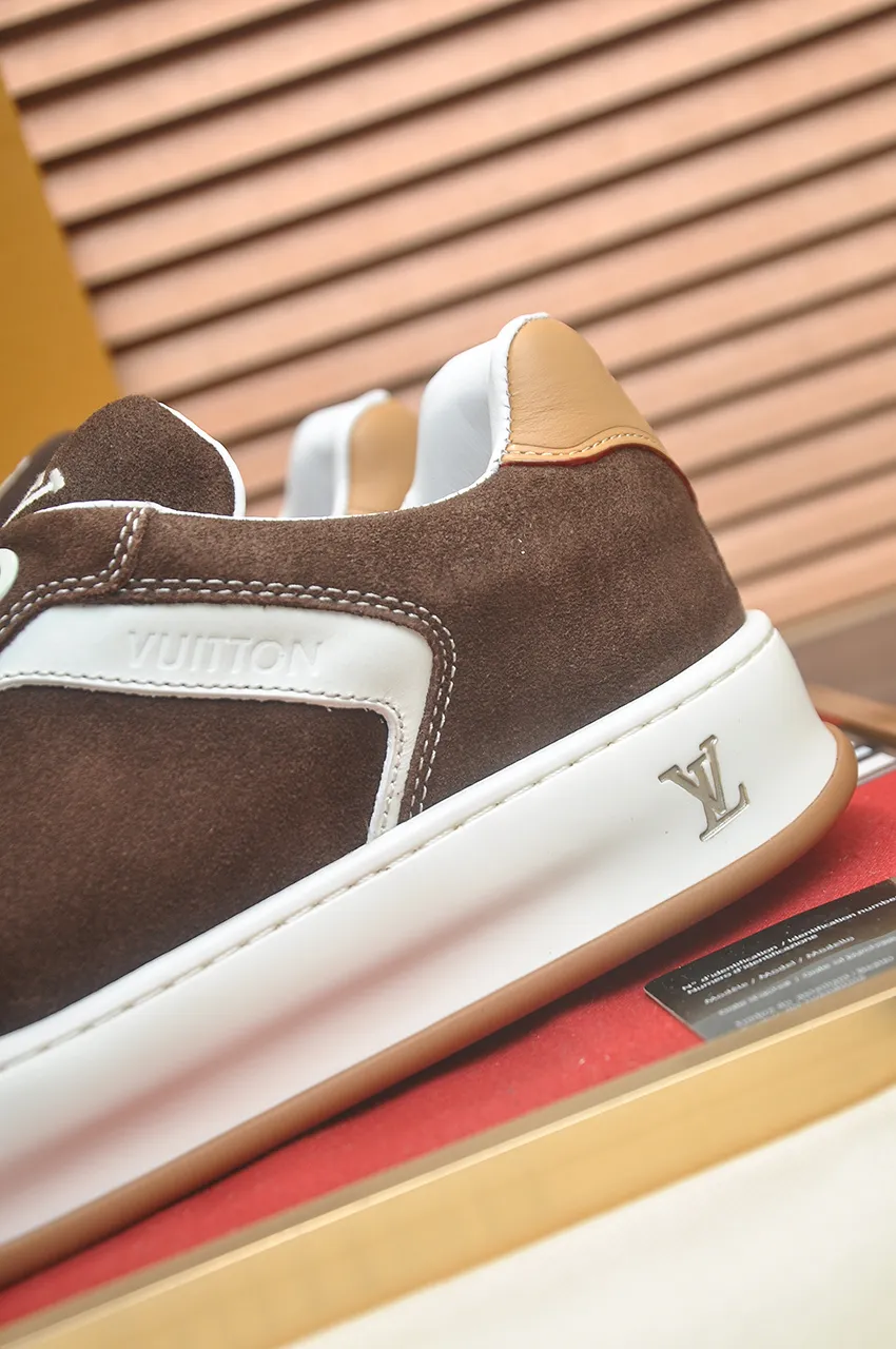 Men's shoes 💰680💶[LOUIS VUITTON] (original order) couple model 🍀LV Louis Vuitton * - top version of LV classic trendy shoes! Made of imported original cowhide, water-dyed cowhide lining, and original wear-resistant rubber outsole! High quality products! Size for women: 35-40. Men: 39-46 (45.46 customized)